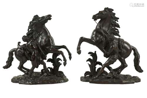 AFTER GUILLAUME COUSTOU, FRENCH (1677-1746): A PAIR OF LATE ...