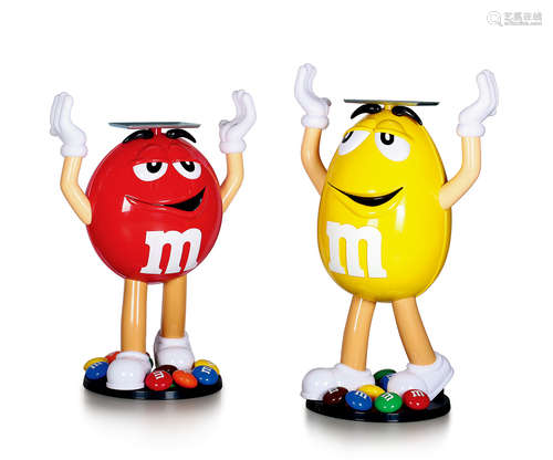 M&M’S大黄豆、大红豆站立架 （两件一组）