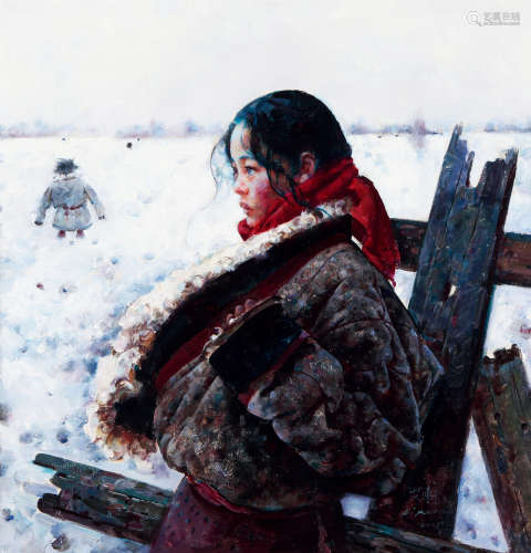 艾轩（b.1947） 2007年作 二月 布面油画