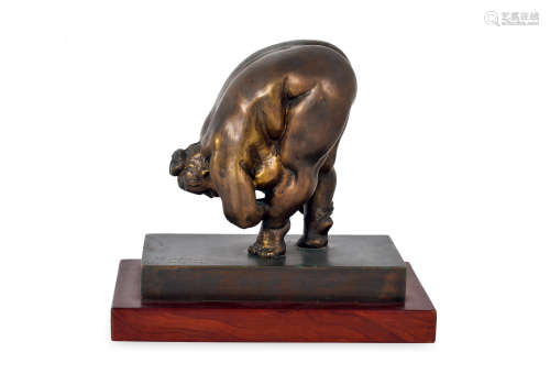 许鸿飞（b.1963） 2012年作 清泉 铸铜雕塑