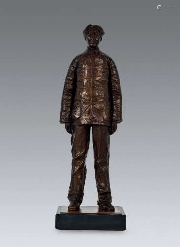 苏锦驹 （b.1985） 中流砥柱——毛泽东 2020 铸铜雕塑