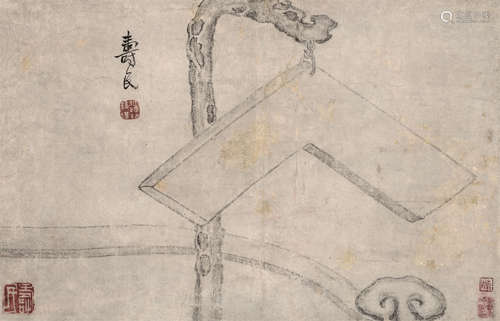 边寿民（1684～1752） 吉庆如意 镜框 水墨纸本