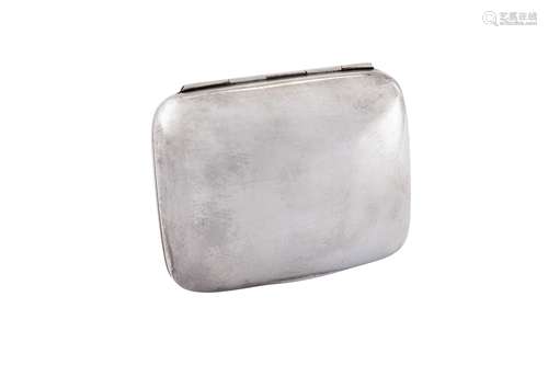 A George V sterling silver soap box, London 1919 by George N...