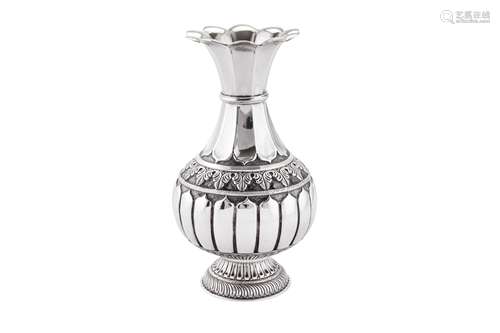 A mid-20th century Indian silver betel spittoon, Deccan circ...