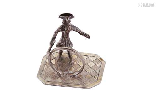 A mid-18th century Dutch silver miniature ‘toy’ figure, Amst...