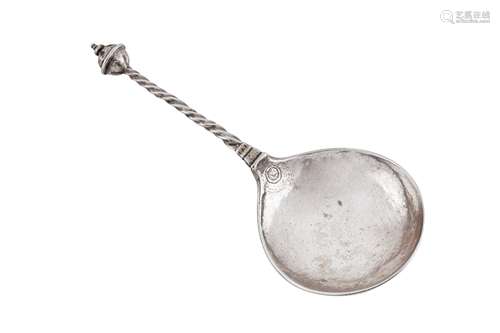 A late 16th / early 17th century Norwegian silver spoon, pro...