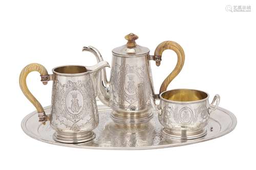 A late 19th century Austrian 800 standard silver bachelor th...