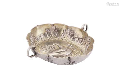 A late 17th century German silver brandy bowl, Augsburg circ...