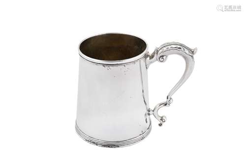 An early 19th century Indian Colonial silver small mug, Madr...