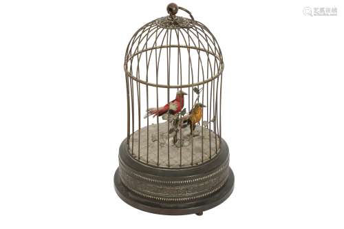 AN EARLY 20TH CENTURY BIRD AUTOMATON,