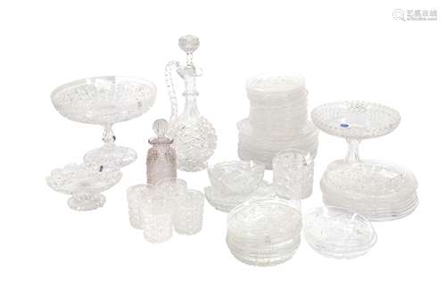 A COLLECTION OF AMERICAN CUT GLASS WARE,