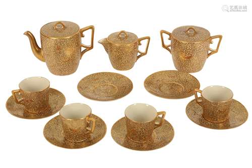 A SATSUMA TEA SERVICE, LATE 19TH/EARLY 20TH CENTURY