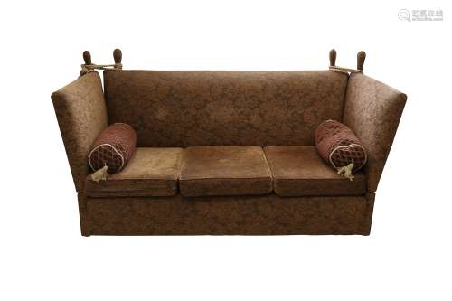 A KNOWLE SOFA, 20TH CENTURY