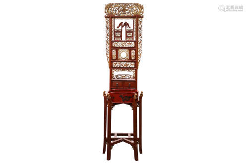 A CHINESE WASHSTAND, 20TH CENTURY