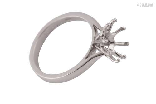 A PLATINUM RING MOUNT