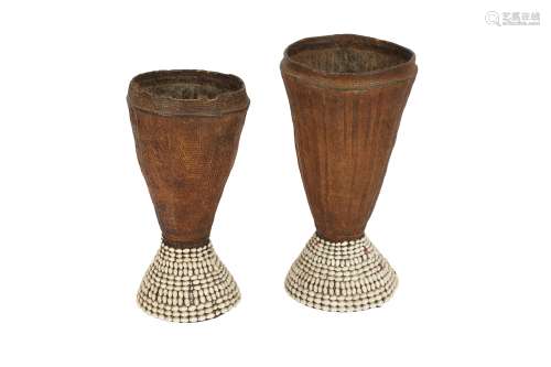 A PAIR OF WOVEN BARK BASKETS FROM THE HORN OF AFRICA, EARLY ...