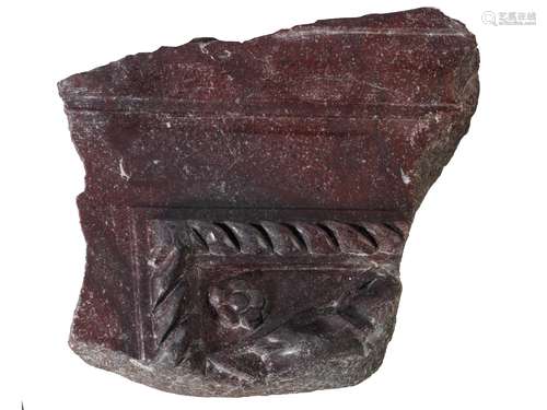 Fragment eines Sarkophags