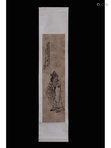 A CHINESE SCROLL PAINTING