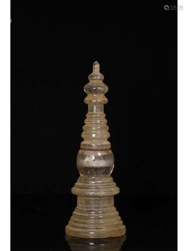 A CRYSTAL STUPA