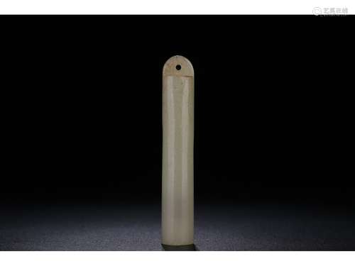 A HETIAN JADE TUBE