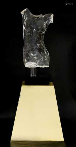 A MID-CENTURY LUCITE SCULPTURE,