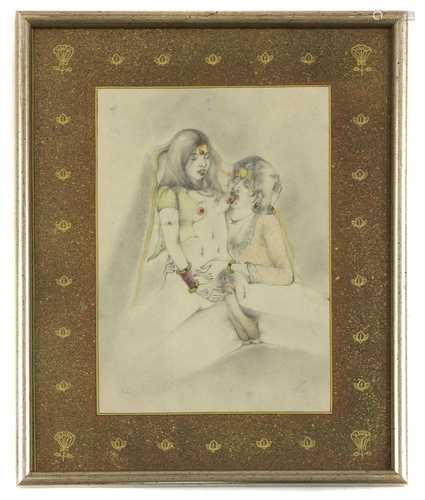 INDIAN EROTIC GOUACHES,