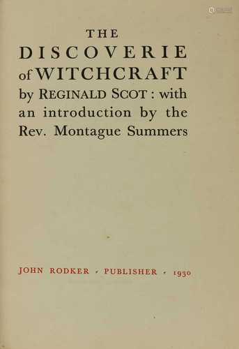 WITCHCRAFT BOOK,