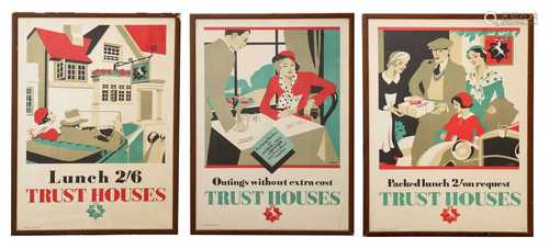 TRUST HOUSES' PROMOTIONAL POSTERS,