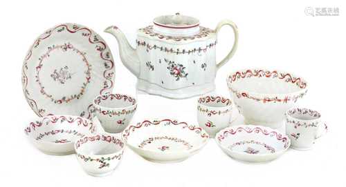 A New Hall part tea service,