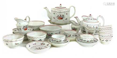 A New Hall part tea service,