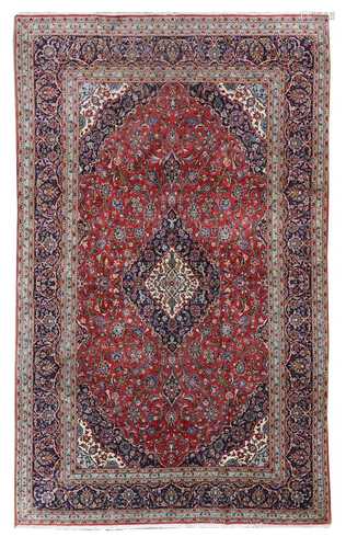 A Persian Kashan carpet,