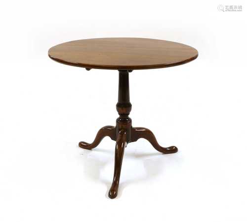 A George III yew occasional table,