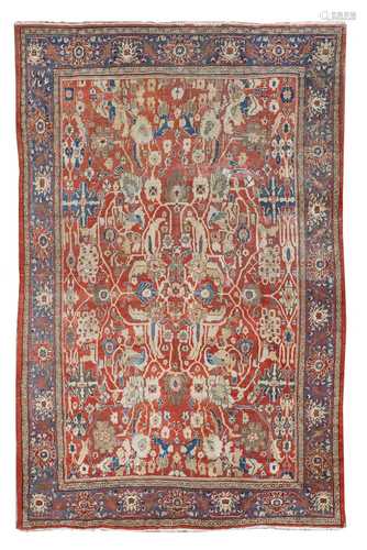 A Persian Ziegler carpet,