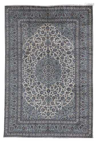 A Persian Kashan carpet,