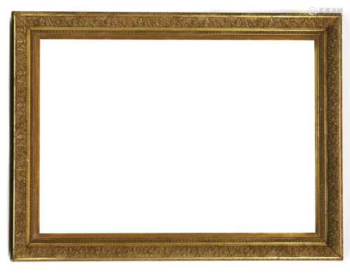 A pair of Barbizon School gilt frames,