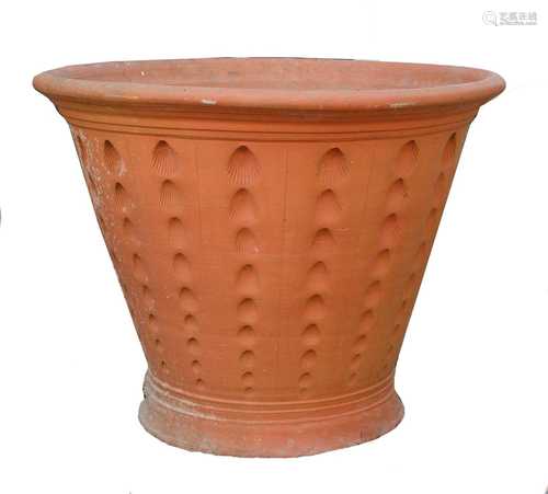 A Whichford pottery terracotta planter and another similar (...