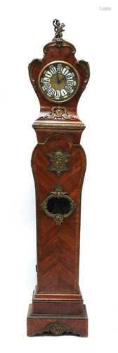 A Louis XVI style kingwood longcase clock