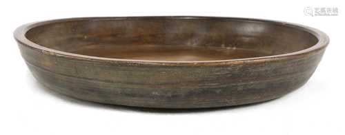 A treen dairy bowl,