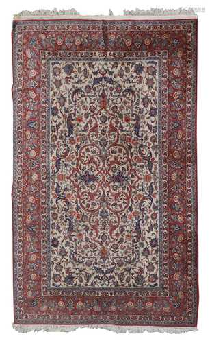 A Persian Kashan rug