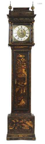 A chinoiserie-decorated longcase clock,