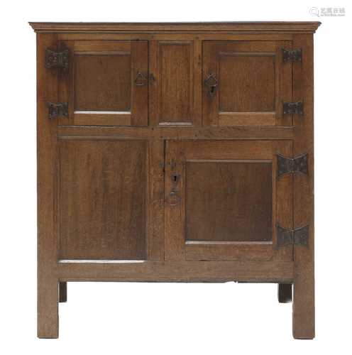 An oak cupboard