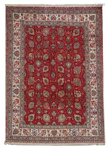 A Persian Tabriz carpet,