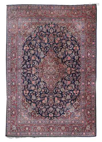 A Persian Kashan carpet