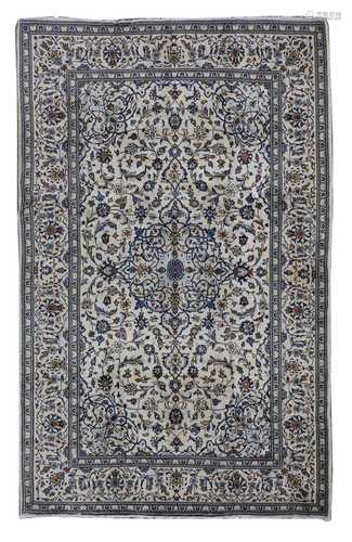 A Persian Kashan carpet,