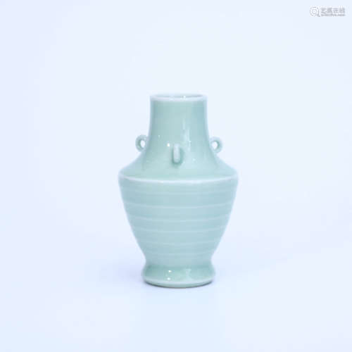 A Celadon-glazed Xuan Pattern Porcelain Zun