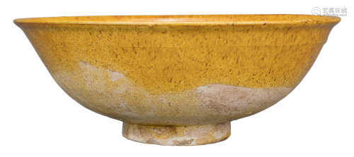 CHINESE AMBER-GLAZED BOWL, LIAO DYNASTY