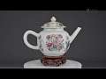 CHINESE FAMILLE ROSE PORCELAIN TEAPOT, 18th CENTURY