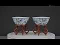 PAIR OF CHINESE DOUCAI PORCELAIN ‘CHICKEN’ CUPS, KANGXI PERI...