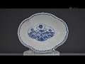 CHINESE BLUE AND WHITE LOBED PORCELAIN BOWL, TONGZHI MARK AN...