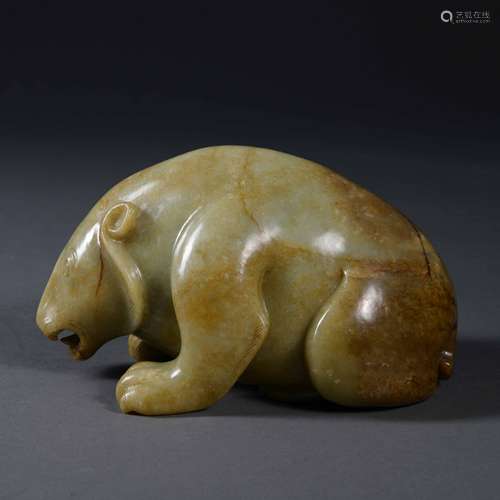 A Green Jade Bear